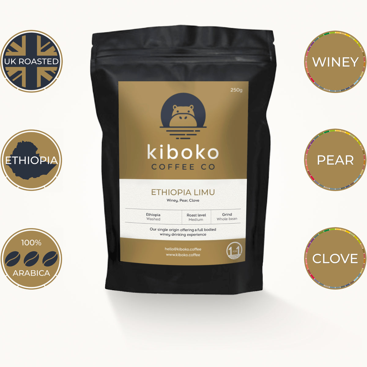 Ethiopia Limu Coffee – Kiboko Coffee Co - Main Image